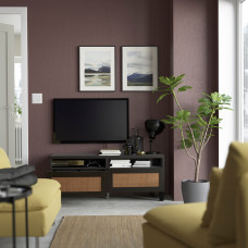 Доставка из Польши ⭐⭐⭐⭐⭐ BESTA lawa TV z szufladami, czarnybraz/Studsviken/Stubbarp ciemnobrazowy, 120x42x48 cm,ИКЕА-19420020, Евро Икеа Калининград