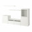 Доставка из Польши BESTA / LACK szafka pod TV, bialy, 240x42x129 cm ИКЕА-29398684, ЕВРОИКЕА Калининград