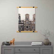 Доставка из Польши ⭐⭐⭐⭐⭐ BILD плакат, Amsterdam II, 50x70 cm,ИКЕА-30442214, Евро Икеа Калининград