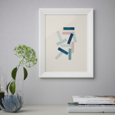 Доставка из Польши ⭐⭐⭐⭐⭐ BILD плакат, Forma linearna I, 30x40 cm,ИКЕА-90441867, Евро Икеа Калининград