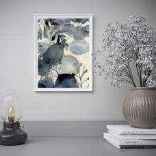 Доставка из Польши ⭐⭐⭐⭐⭐ BILD плакат, Niebieski las I, 30x40 cm,ИКЕА-00436115, Евро Икеа Калининград