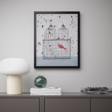 Доставка из Польши ⭐⭐⭐⭐⭐ BILD плакат, Tapeta w paczki roz, 40x50 cm,ИКЕА-00436021, Евро Икеа Калининград