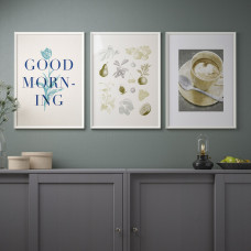 Доставка из Польши ⭐⭐⭐⭐⭐ BILD плакат, good morning, 50x70 cm,ИКЕА-20527459, Евро Икеа Калининград