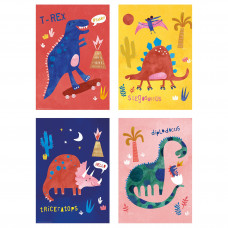 Доставка из Польши ⭐⭐⭐⭐⭐ BILD плакат, kolorowe dinozaury, 21x30 cm,ИКЕА-20533634, Евро Икеа Калининград