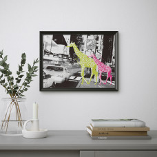 Доставка из Польши ⭐⭐⭐⭐⭐ BILD плакат, life is an adventure, 40x30 cm,ИКЕА-70441868, Евро Икеа Калининград