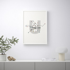 Доставка из Польши ⭐⭐⭐⭐⭐ BILD плакат, linie miasta, Berlin, 50x70 cm,ИКЕА-90511799, Евро Икеа Калининград