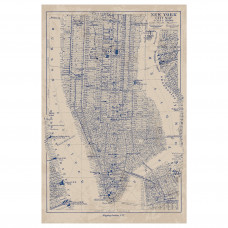 Доставка из Польши BILD плакат, mapa Manhattanu, 61x91 cm ИКЕА-80441797, ЕВРОИКЕА Калининград