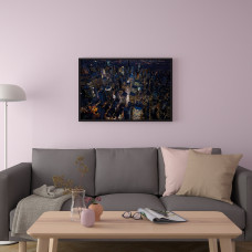 Доставка из Польши ⭐⭐⭐⭐⭐ BILD плакат, swiatla Nowego Jorku, 91x61 cm,ИКЕА-60441835, Евро Икеа Калининград