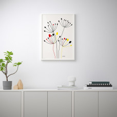 Доставка из Польши ⭐⭐⭐⭐⭐ BILD плакат, tanczace glowki czosnku, 50x70 cm,ИКЕА-90441848, Евро Икеа Калининград