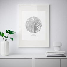 Доставка из Польши ⭐⭐⭐⭐⭐ BILD плакат, widok na Tokio, 40x50 cm,ИКЕА-70513030, Евро Икеа Калининград