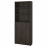 Доставка из Польши BILLY / OXBERG regal z drzwiami, ciemnobrazowy imit. debu, 80x30x202 cm ИКЕА-29483366, ЕВРОИКЕА Калининград
