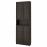 Доставка из Польши BILLY / OXBERG regal z drzwiami/nadstawka, ciemnobrazowy imit. debu, 80x30x237 cm ИКЕА-09483372, ЕВРОИКЕА Калининград