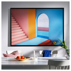 Доставка из Польши ⭐⭐⭐⭐⭐ BJORKSTA obraz z rama, wejscie/czarny, 140x100 cm,ИКЕА-39508917, Евро Икеа Калининград