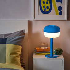Доставка из Польши ⭐⭐⭐⭐⭐ BLASVERK lampa stolowa, niebieski, 36 cm,ИКЕА-60501259, Евро Икеа Калининград