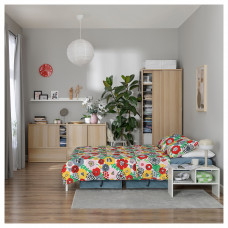 Доставка из Польши ⭐⭐⭐⭐⭐ BRUKSVARA poszwa na koldre i 2 poszewki, wielobarwny/kwiatowy wzor, 200x200/50x60 cm,ИКЕА-10573828, Евро Икеа Калининград