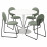 Доставка из Польши DOCKSTA / MANHULT stol i 4 krzesla, bialy bialy/Крюкebo szarozielony, 103 cm ИКЕА-19505934, ЕВРОИКЕА Калининград