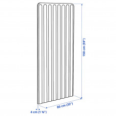 Доставка из Польши ⭐⭐⭐⭐⭐ EILIF Отдельностоящая стена, темно-серый, 80x150 cm,ИКЕА-60466939, Евро Икеа Калининград
