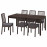 Доставка из Польши EKEDALEN / EKEDALEN Stol i 6 krzesel, ciemnobrazowy/Крюкebo ciemnoszary, 180/240 cm ИКЕА-59429434, ЕВРОИКЕА Калининград