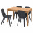 Доставка из Польши EKEDALEN / ODGER stol i 4 krzesla, dab/antracyt, 120/180 cm ИКЕА-79483024, ЕВРОИКЕА Калининград