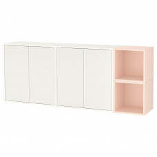 Доставка из Польши EKET Комбинация навесных шкафов, белый/бледно-розовый, 175x35x70 cm ИКЕА-39494270, ЕВРОИКЕА Калининград