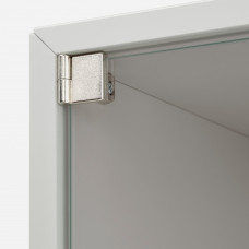 Доставка из Польши ⭐⭐⭐⭐⭐ EKET Навесной шкаф со стеклянной дверцей, светло-серый, 35x25x35 cm,ИКЕА-19336347, Евро Икеа Калининград
