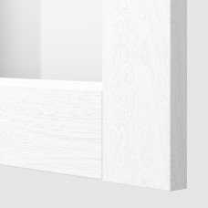 Доставка из Польши ⭐⭐⭐⭐⭐ ENKOPING drzwi szklane, bialy imitacja drewna, 30x80 cm,ИКЕА-00505788, Евро Икеа Калининград