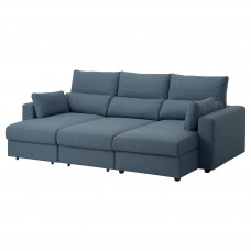 Доставка из Польши ⭐⭐⭐⭐⭐ ESKILSTUNA sofa 3-osobowa z szezlongiem, Gunnared niebieski,ИКЕА-99520191, Евро Икеа Калининград