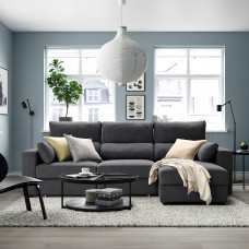 Доставка из Польши ⭐⭐⭐⭐⭐ ESKILSTUNA sofa 3-osobowa z szezlongiem, Hillared antracyt,ИКЕА-59520193, Евро Икеа Калининград