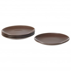 ⭐⭐⭐⭐⭐ FARGKLAR Тарелка, c полировать коричневый, 20 cm,IKEA-30485454, Евро Икеа Калининград
