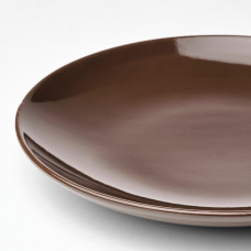 ⭐⭐⭐⭐⭐ FARGKLAR Тарелка, c полировать коричневый, 20 cm,IKEA-30485454, Евро Икеа Калининград