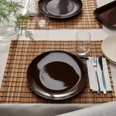 ⭐⭐⭐⭐⭐ FARGKLAR Тарелка, c полировать коричневый, 26 cm,IKEA-70485447, Евро Икеа Калининград