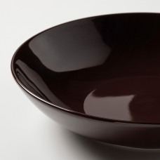 ⭐⭐⭐⭐⭐ FARGKLAR Тарелка глубокий, c полировать коричневый, 23 cm,IKEA-60485438, Евро Икеа Калининград