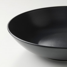 ⭐⭐⭐⭐⭐ FARGKLAR Тарелка глубокий, Мат темно-серый, 23 cm,IKEA-00479379, Евро Икеа Калининград