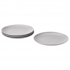 ⭐⭐⭐⭐⭐ FARGKLAR Тарелка, Мат светло-серый, 26 cm,IKEA-70479644, Евро Икеа Калининград