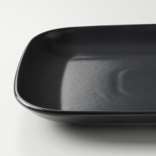 ⭐⭐⭐⭐⭐ FARGKLAR Тарелка, Мат темно-серый, 30x18 cm,IKEA-20483790, Евро Икеа Калининград