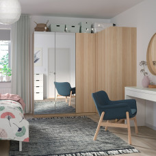 Доставка из Польши ⭐⭐⭐⭐⭐ FORSAND drzwi, dab bejcowany na bialo, 50x195 cm,ИКЕА-90434961, Евро Икеа Калининград