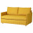 Доставка из Польши FRIDHULT sofa rozkladana, Skiftebo zolty, 119 cm ИКЕА-00575446, ЕВРОИКЕА Калининград