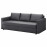 Доставка из Польши FRIHETEN sofa trzyosobowa rozkladana, Skiftebo ciemnoszary ИКЕА-50341148, ЕВРОИКЕА Калининград
