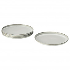 ⭐⭐⭐⭐⭐ GLADELIG Тарелка, серый, 25 cm,IKEA-50457148, Евро Икеа Калининград