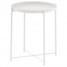 ⭐⭐⭐⭐⭐ GLADOM Стол c поднос, белый, 45x53 cm,IKEA-70337819, Евро Икеа Калининград