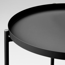 ⭐⭐⭐⭐⭐ GLADOM Стол c поднос, черный, 45x53 cm,IKEA-50411990, Евро Икеа Калининград