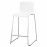 Доставка из Польши GLENN stolek barowy, bialy/chrom, 66 cm ИКЕА-60131734, ЕВРОИКЕА Калининград