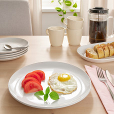 ⭐⭐⭐⭐⭐ GODMIDDAG Тарелка, белый, 26 cm,IKEA-50479715, Евро Икеа Калининград