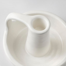 Доставка из Польши ⭐⭐⭐⭐⭐ GODTAGBAR Подсвечник белый керамический, 8 cm,ИКЕА-70445673, Евро Икеа Калининград