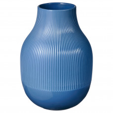 Доставка из Польши GRADVIS синяя ваза, 21 cm ИКЕА-70545192, ЕВРОИКЕА Калининград
