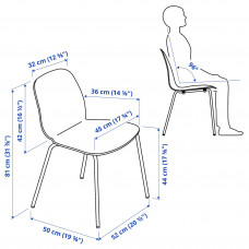 Доставка из Польши ⭐⭐⭐⭐⭐ GRASALA / LIDAS stol i 2 krzesla, szary/bialy bialy, 67 cm,ИКЕА-79497276, Евро Икеа Калининград
