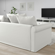 Доставка из Польши ⭐⭐⭐⭐⭐ GRONLID 2-местный диван-кровать, Inseros белый,ИКЕА-69418897, Евро Икеа Калининград