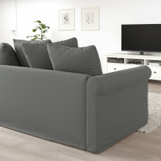 Доставка из Польши ⭐⭐⭐⭐⭐ GRONLID sofa 3-osobowa, Ljungen srednioszary,ИКЕА-69409063, Евро Икеа Калининград