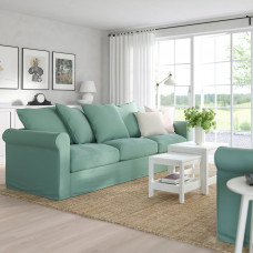 Доставка из Польши ⭐⭐⭐⭐⭐ GRONLID sofa 3-osobowa, Ljungen jasnozielony,ИКЕА-59408766, Евро Икеа Калининград