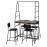 Доставка из Польши HAVERUD / STIG stol i 4 stolki, czarny/czarny, 105 cm ИКЕА-89428923, ЕВРОИКЕА Калининград